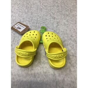 Crocs Classic Cyber Yellow Clog Toddler Size C5 206990-771 NEW